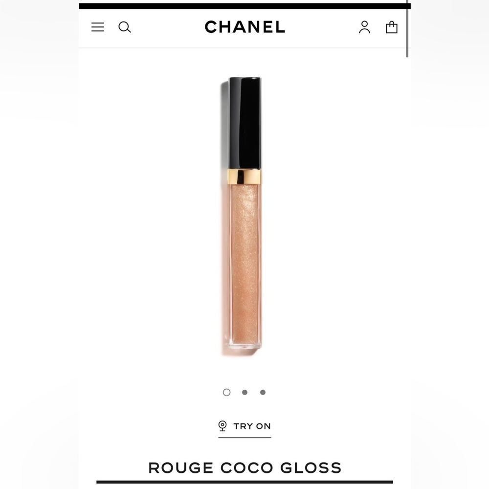 CHANEL Rouge Coco Gloss in 712 Melted Honey